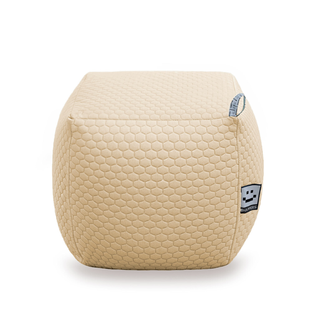 Pouf Quadrato Morgan Avorio ()