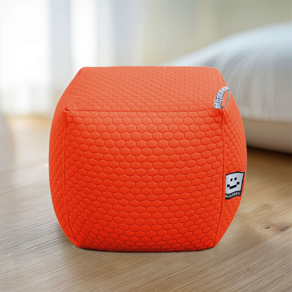 Pouf Quadrato Morgan Arancione (2)