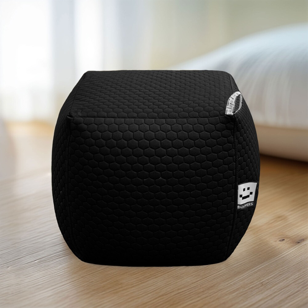 Pouf Quadrato Morgan Nero (2)