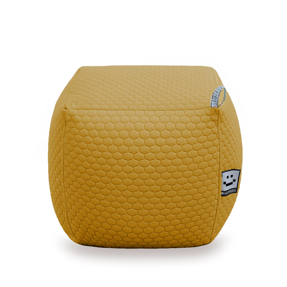 Pouf Quadrato Morgan Ocra ()