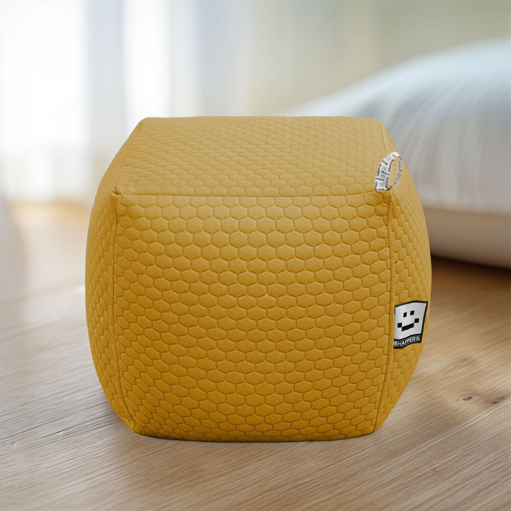 Pouf Quadrato Morgan Ocra (2)