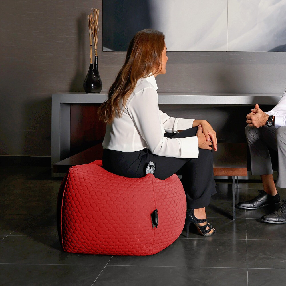 Pouf Quadrato Morgan Rosso (1)