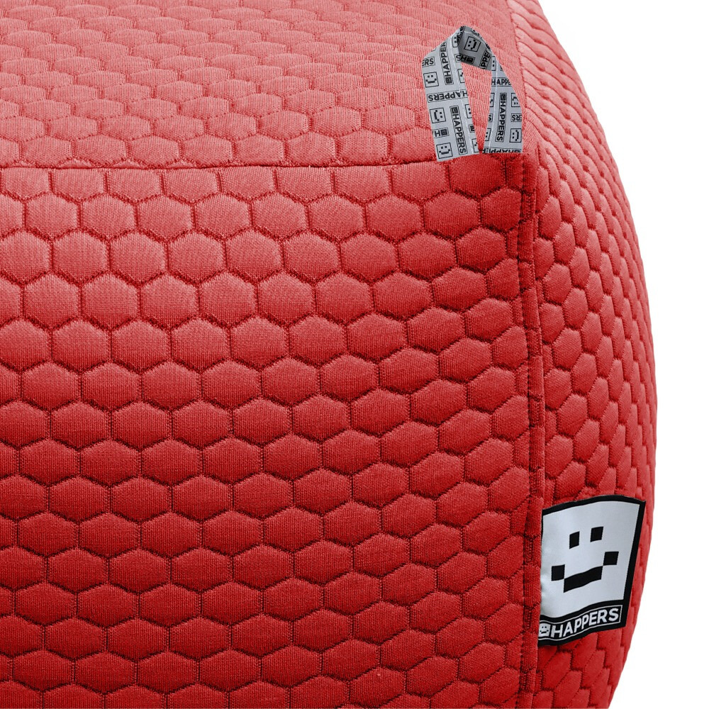 Pouf Quadrato Morgan Rosso (3)