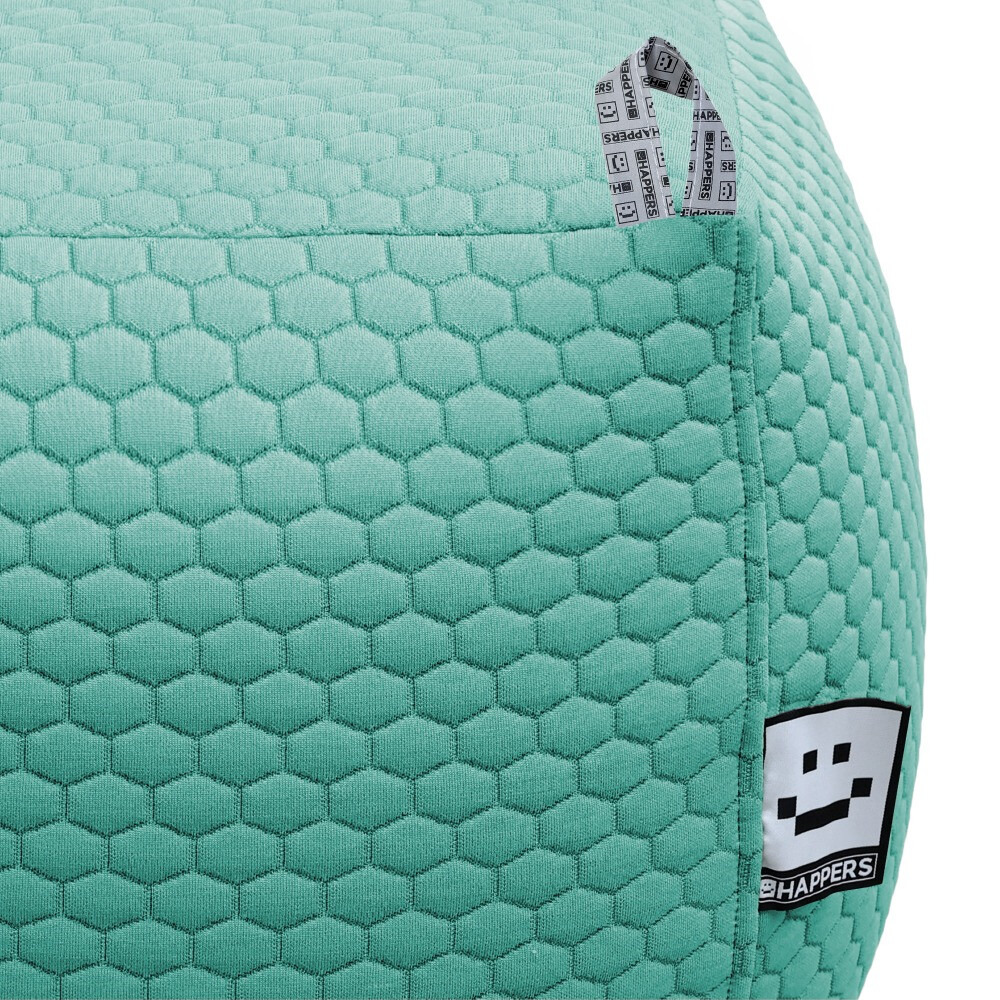 Pouf Quadrato Morgan Turchese (3)