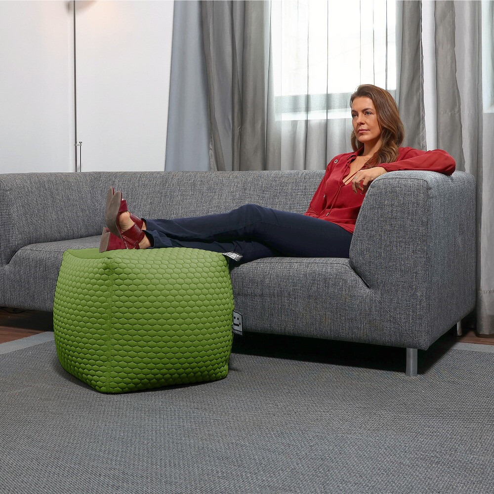 Pouf Quadrato Morgan Verde (4)