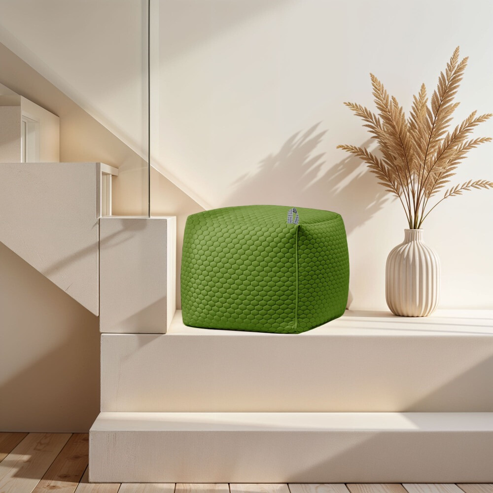 Pouf Quadrato Morgan Verde (6)