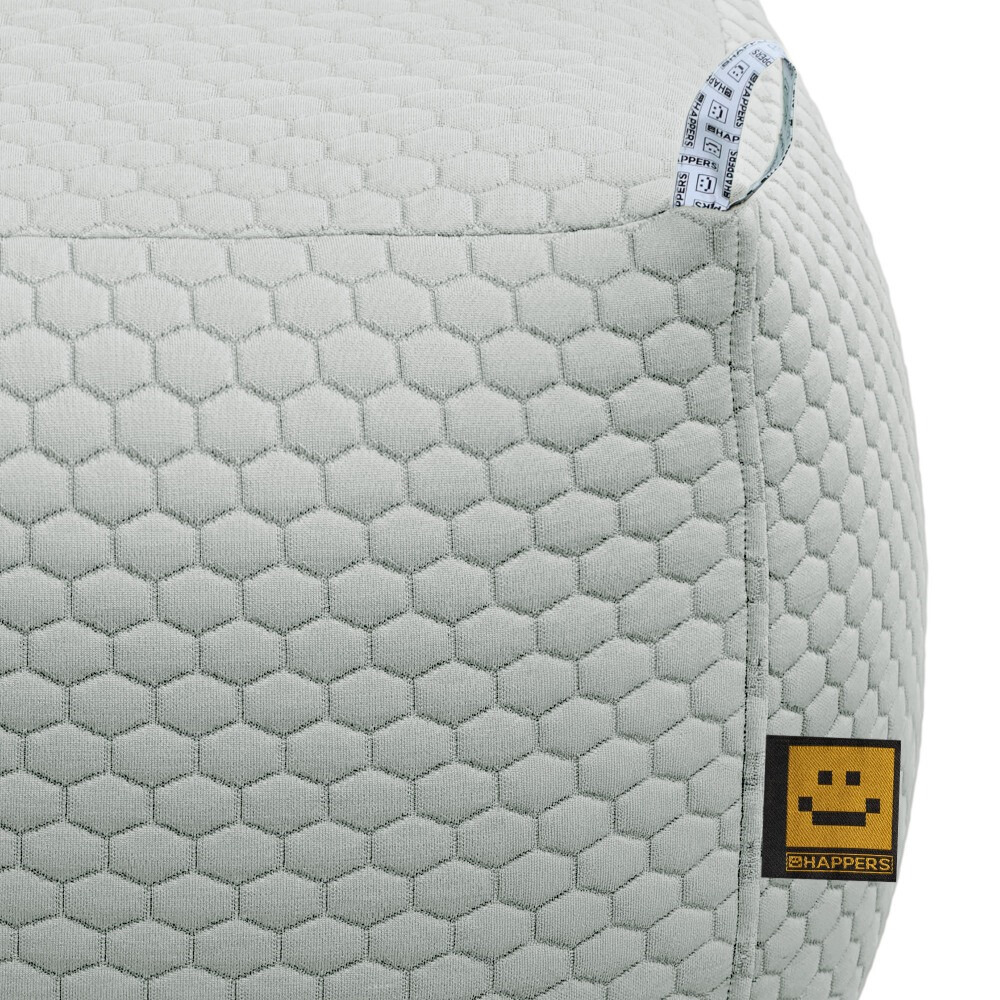 Pouf Quadrato Nita Grigio (4)