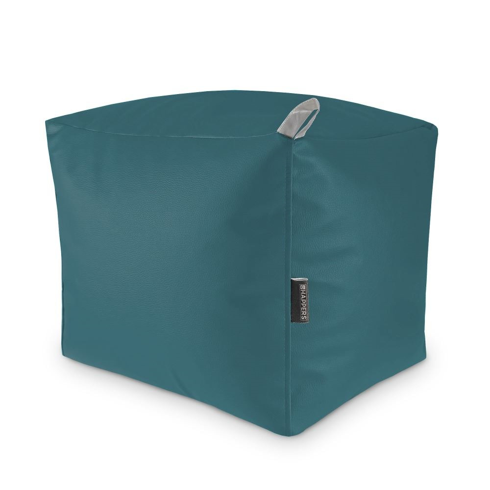 Puff Cuadrado Polipiel Indoor Glaciar Happers ()
