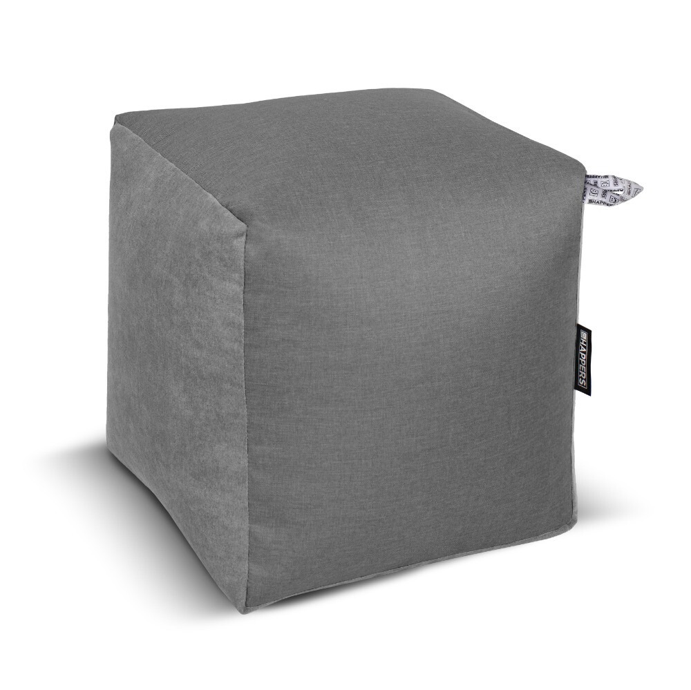 Puff Cuadrado Tex Gris (1)