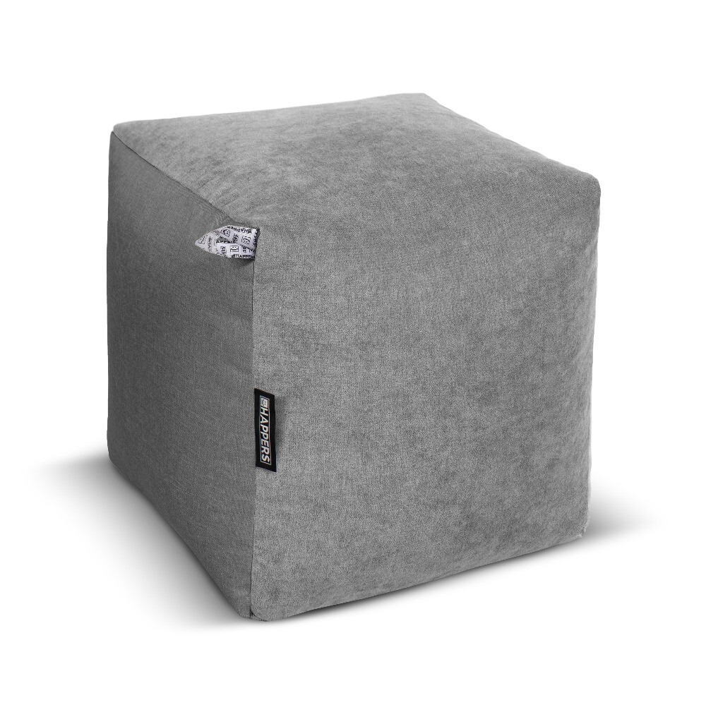 Puff Cuadrado Tex Gris (2)