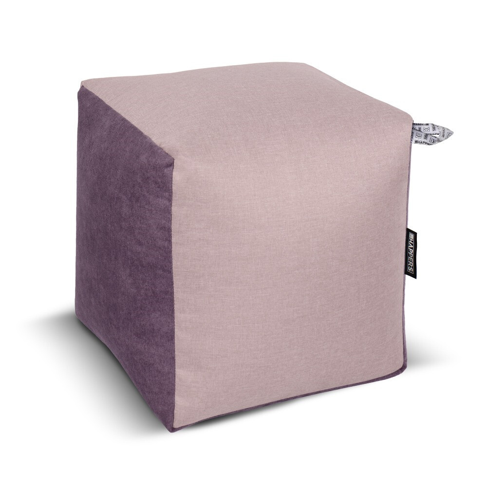 Puff Cuadrado Tex Morado (2)