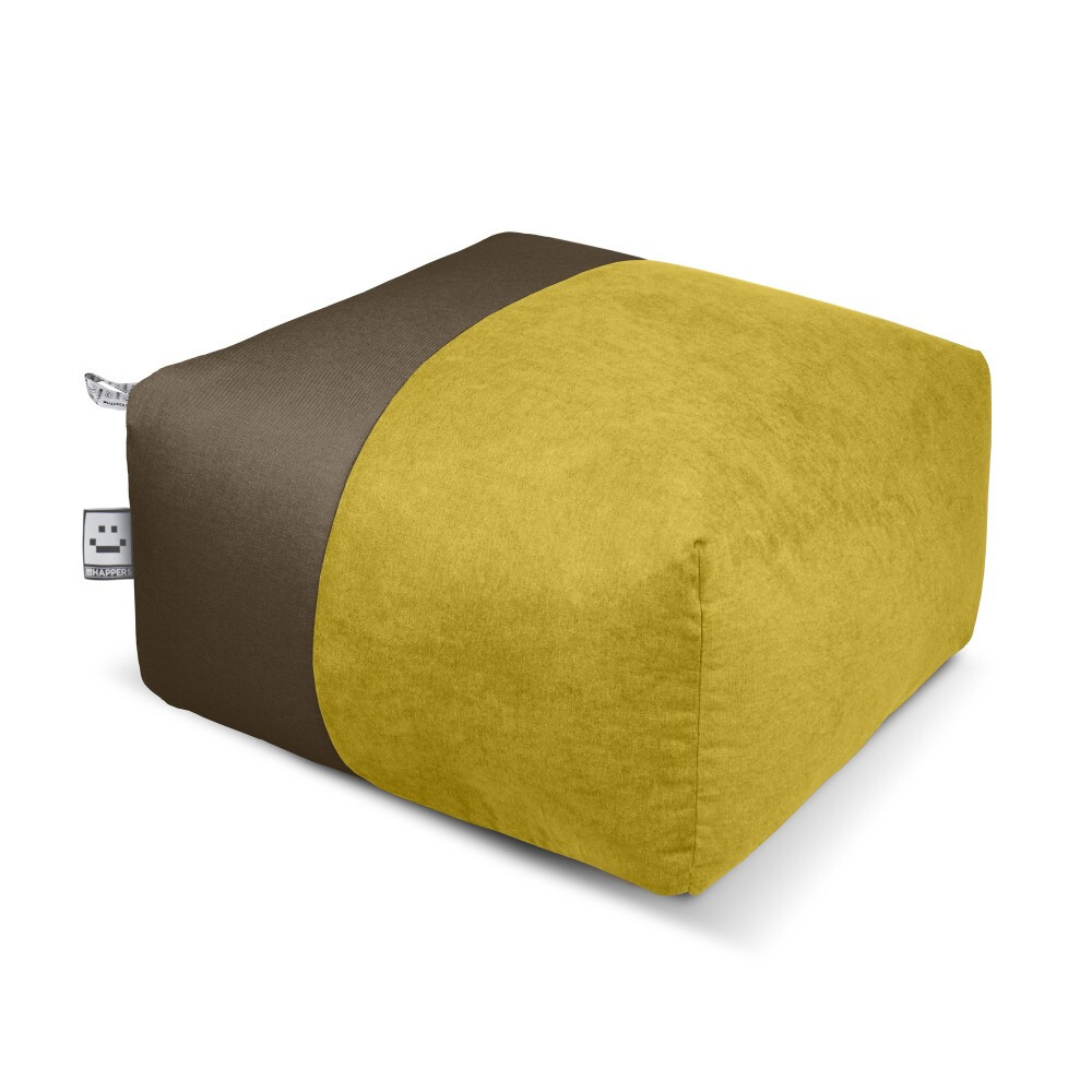 Puff Cuadrado XL Tex Amarillo (2)