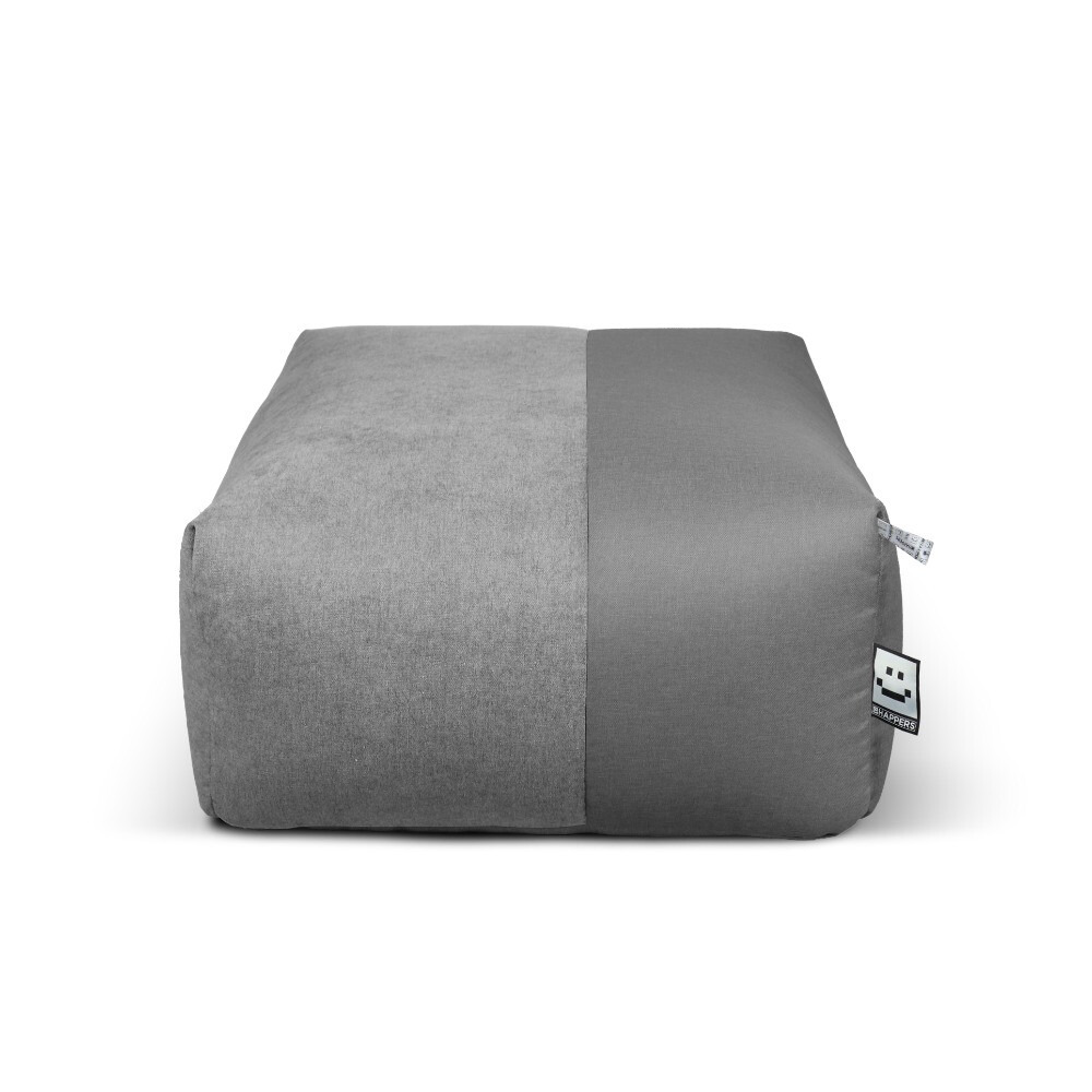 Puff Cuadrado XL Tex Gris (2)