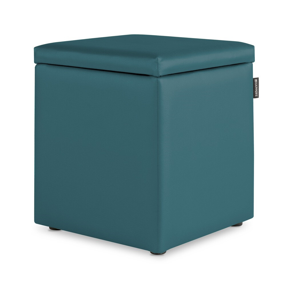 Puff Cubo Arcón Polipiel Glaciar ()