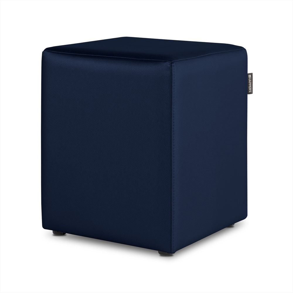 Puff Cubo Polipiel Marino ()