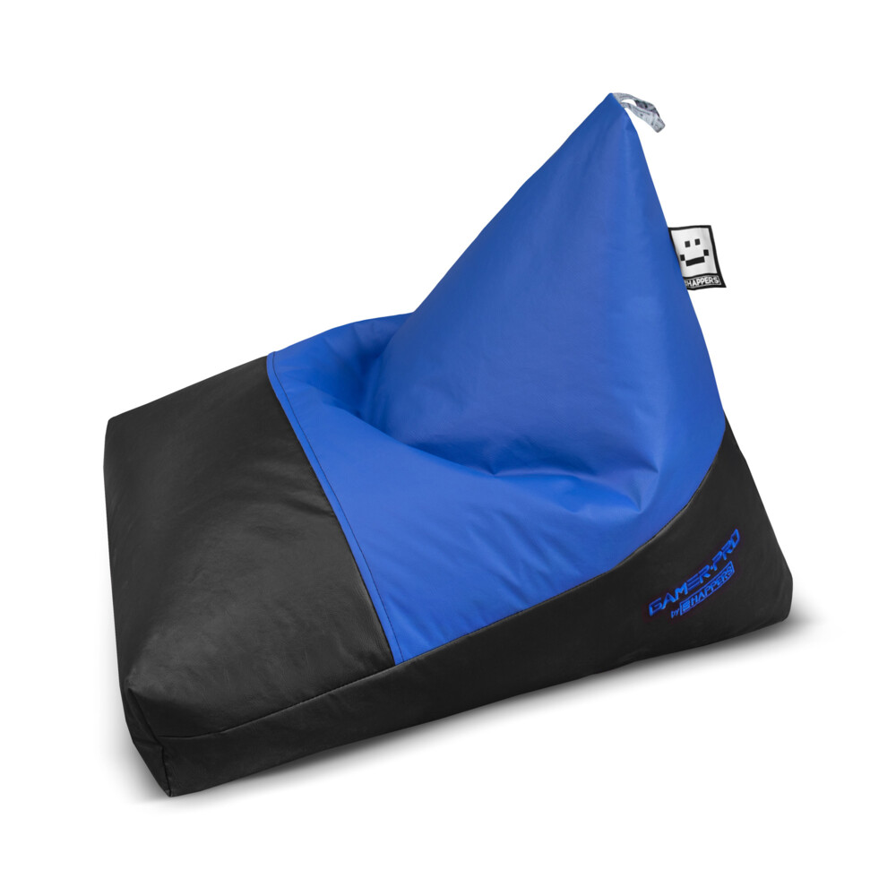 Pouf Gaming Piramide in Similpelle Blu ()