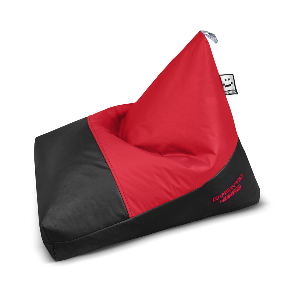 Pouf Gaming Piramide in Similpelle Rosso ()
