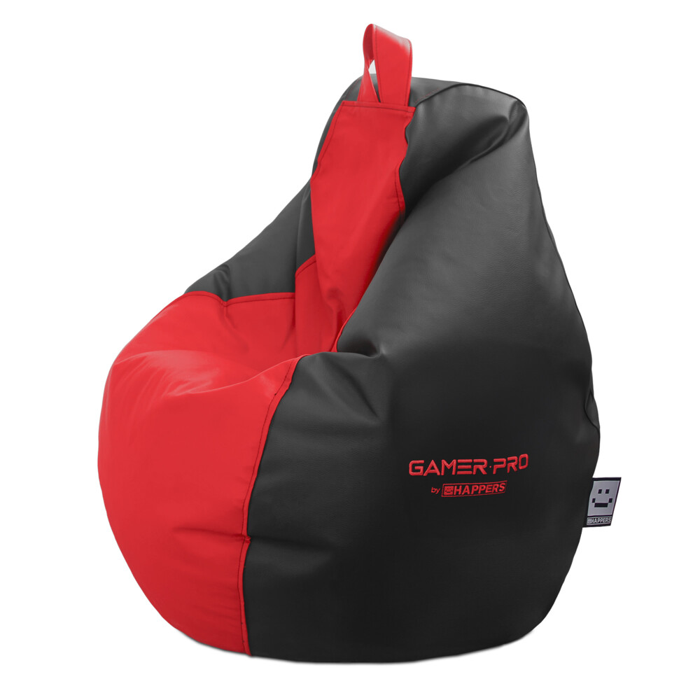 Pouf Gaming PRO similpelle Rosso. Ideale per giocare con la tua