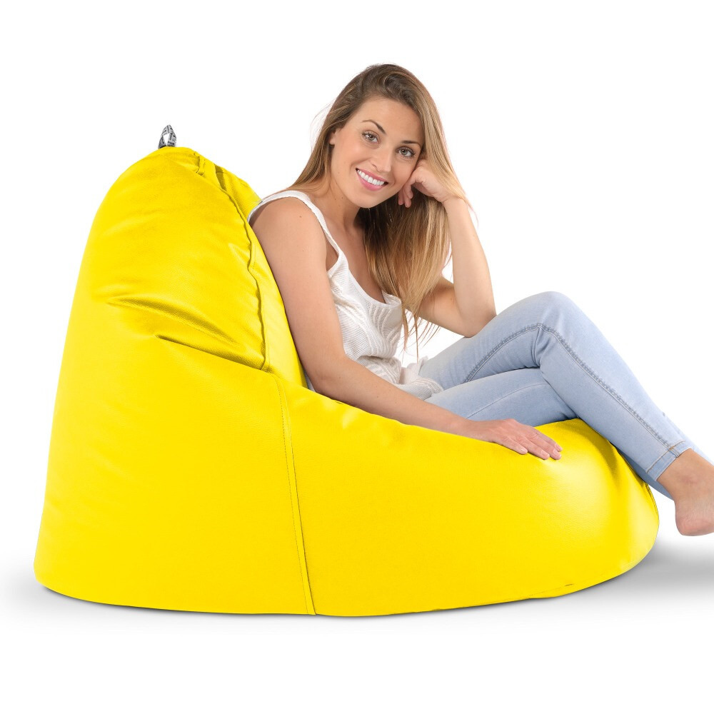Puff Lounge Polipiel Amarillo (7)