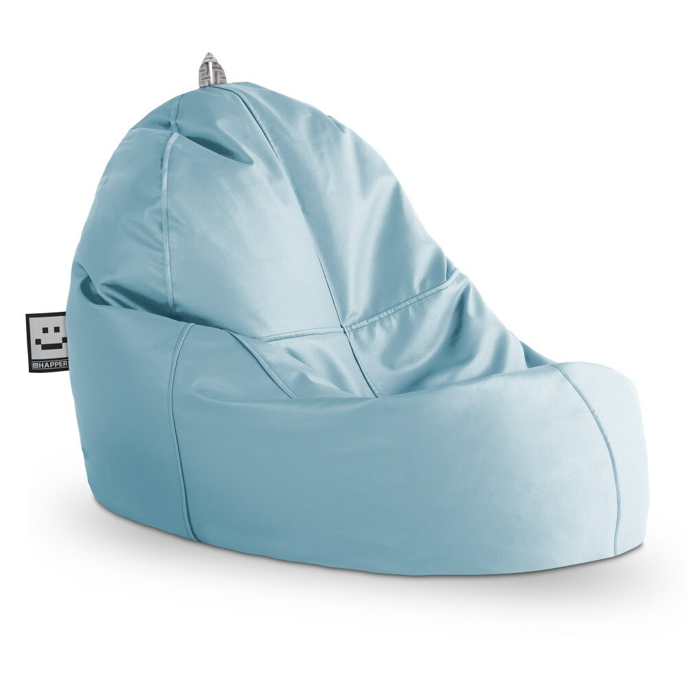 Puff Lounge Polipiel Azul Cielo (2)