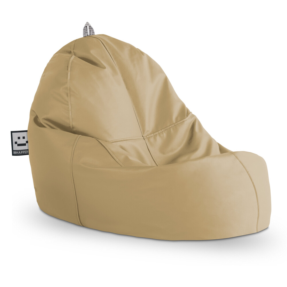 Puff Lounge Polipiel Beige ()