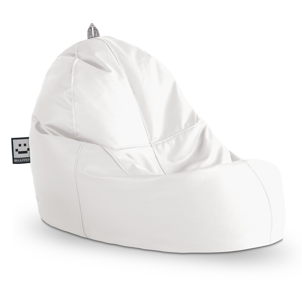 Puff Lounge Polipiel Blanco ()