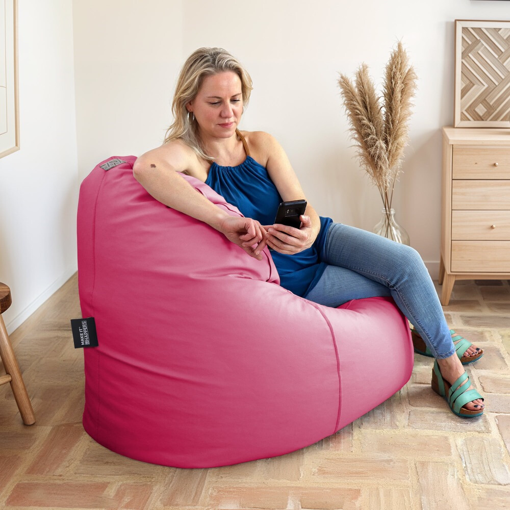 Puff Lounge Polipiel Fucsia (1)