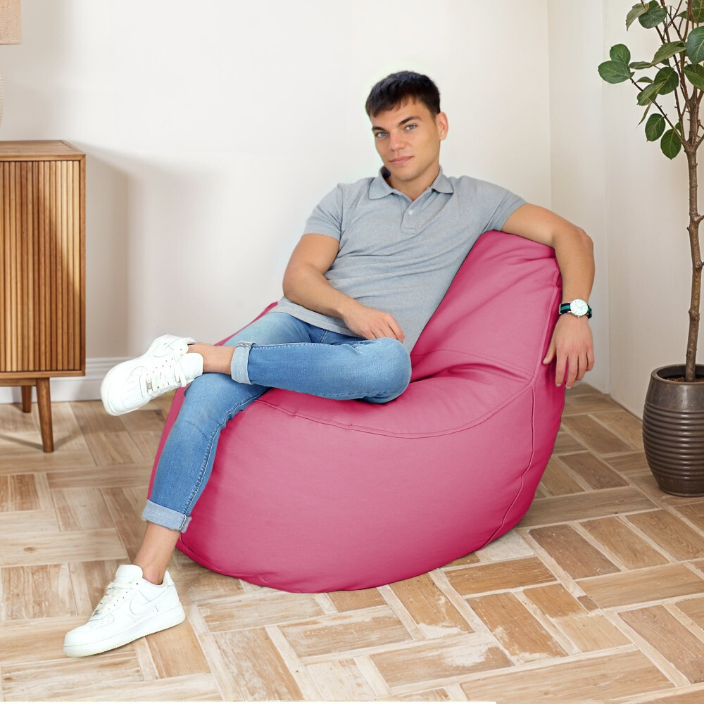 Puff Lounge Polipiel Fucsia (3)