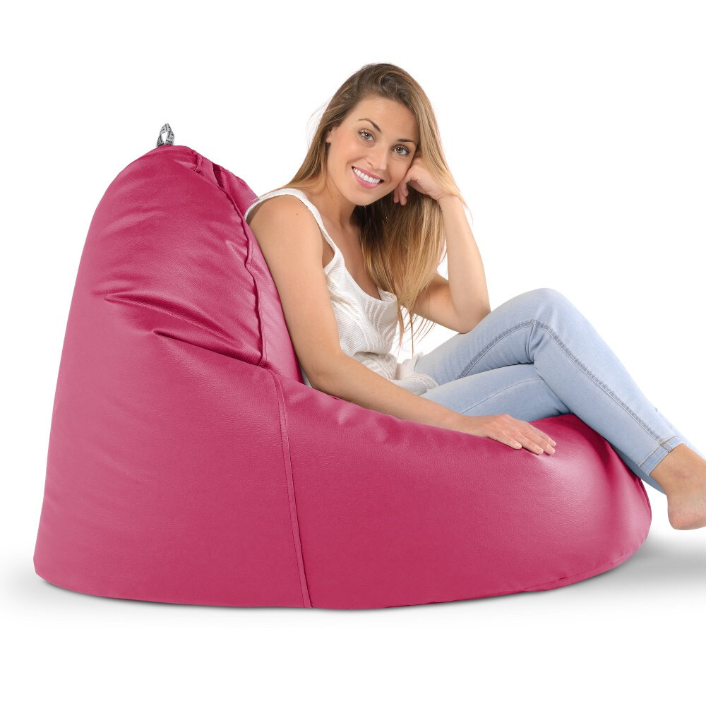 Puff Lounge Polipiel Fucsia (7)