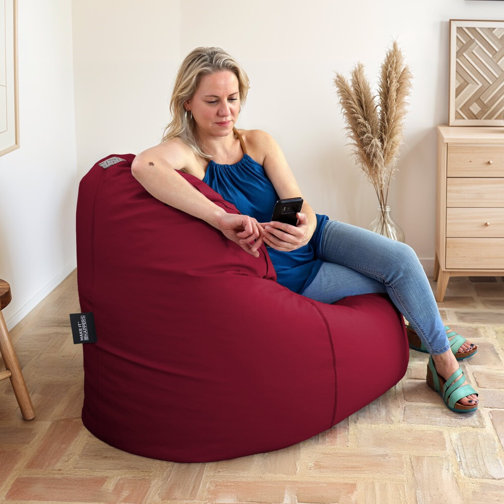 Puff Lounge Polipiel Granate (1)