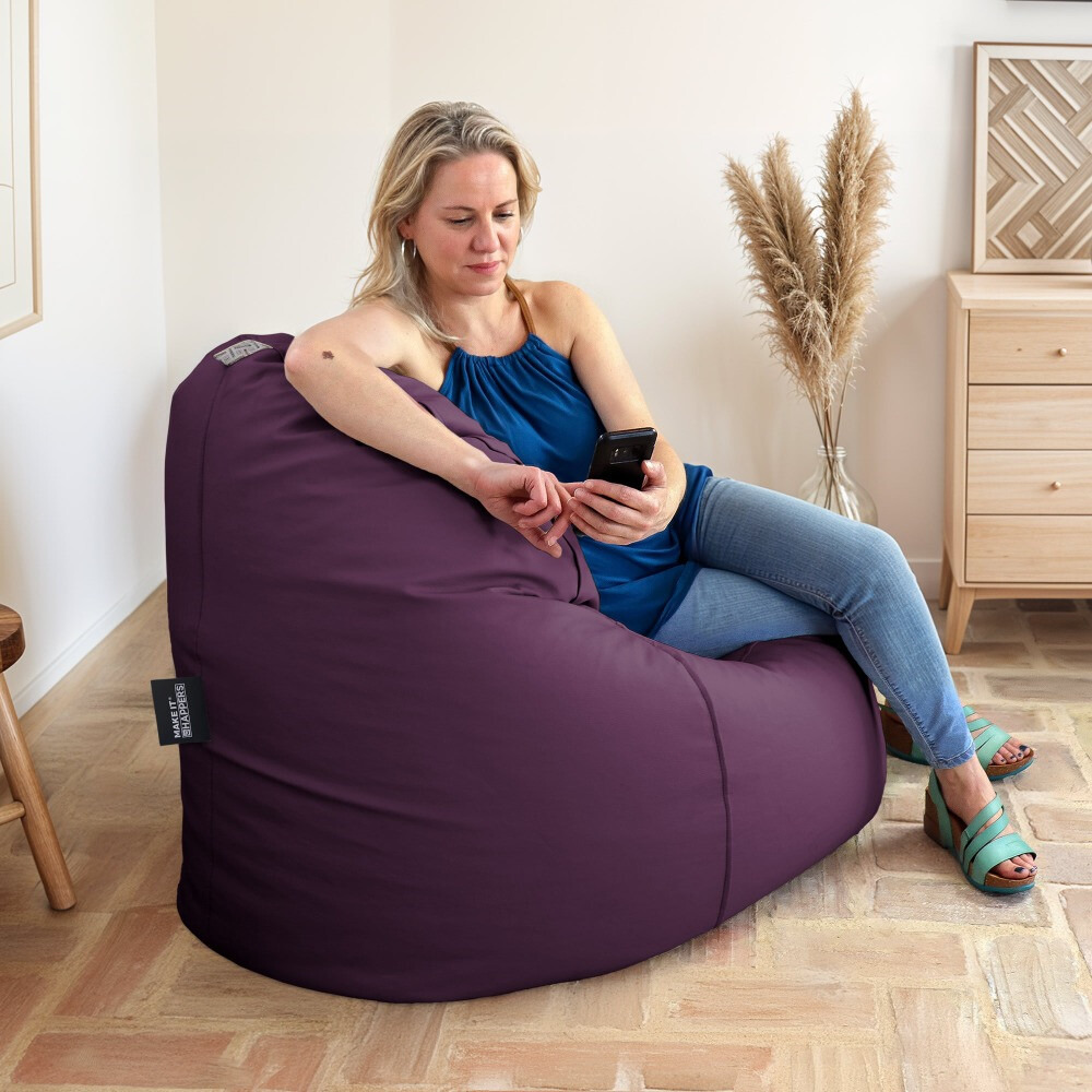 Puff Lounge Polipiel Lila (1)
