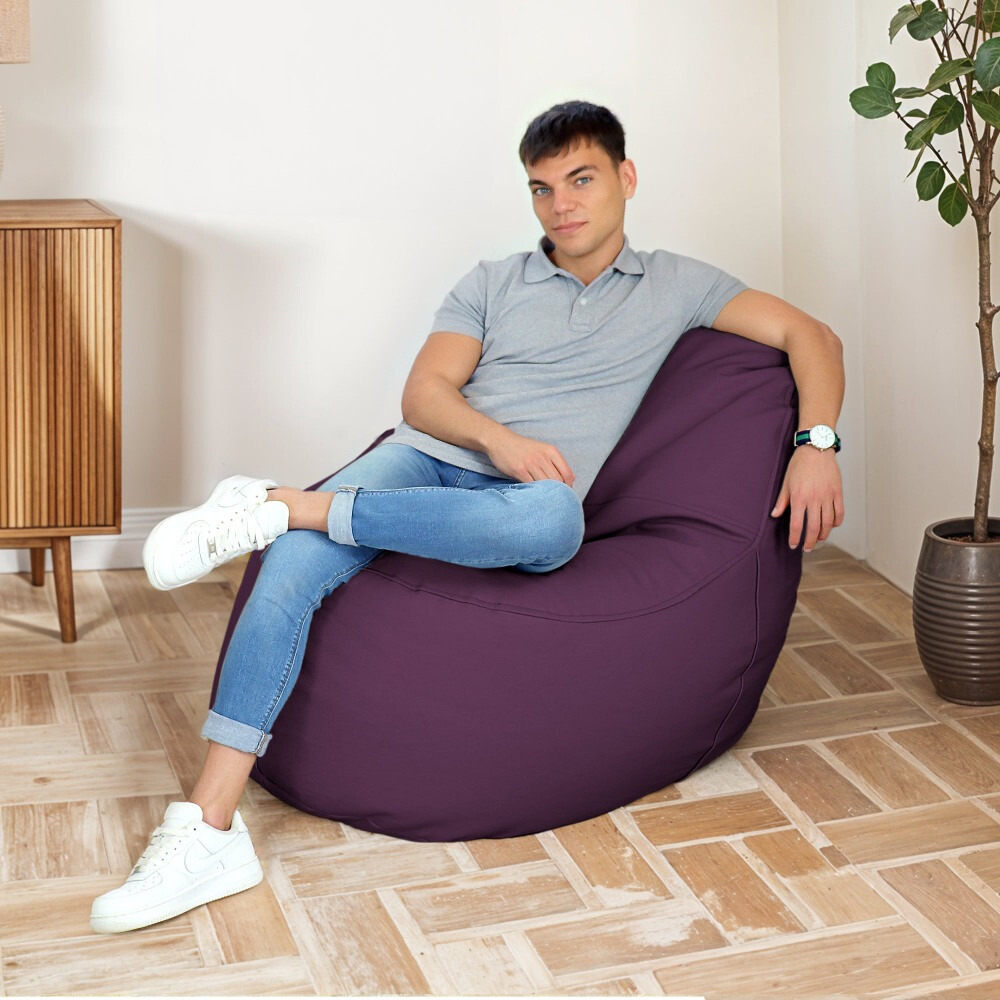 Puff Lounge Polipiel Lila (3)