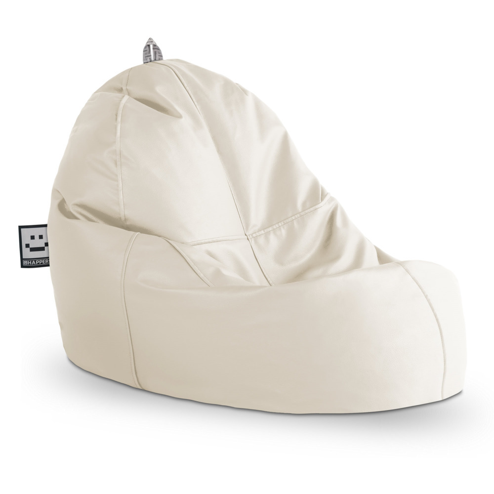 Puff Lounge Polipiel para Exterior o Interior Crudo ()