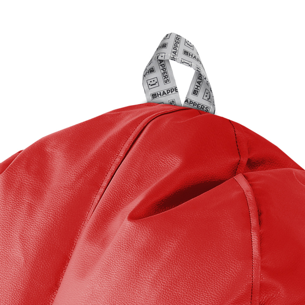 Puff Lounge Polipiel para Exterior o Interior Rojo (8)