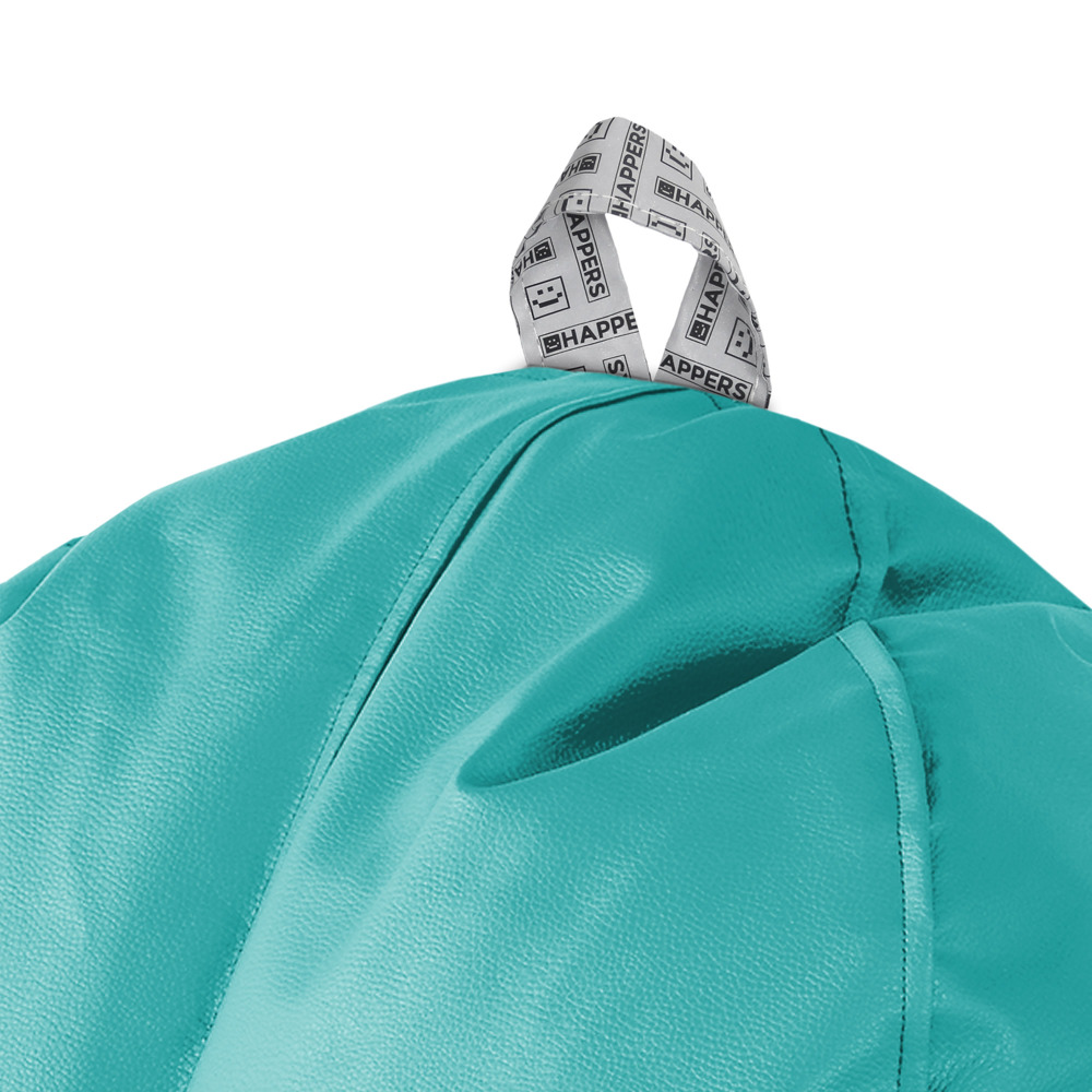 Puff Lounge Polipiel para Exterior o Interior Turquesa (8)
