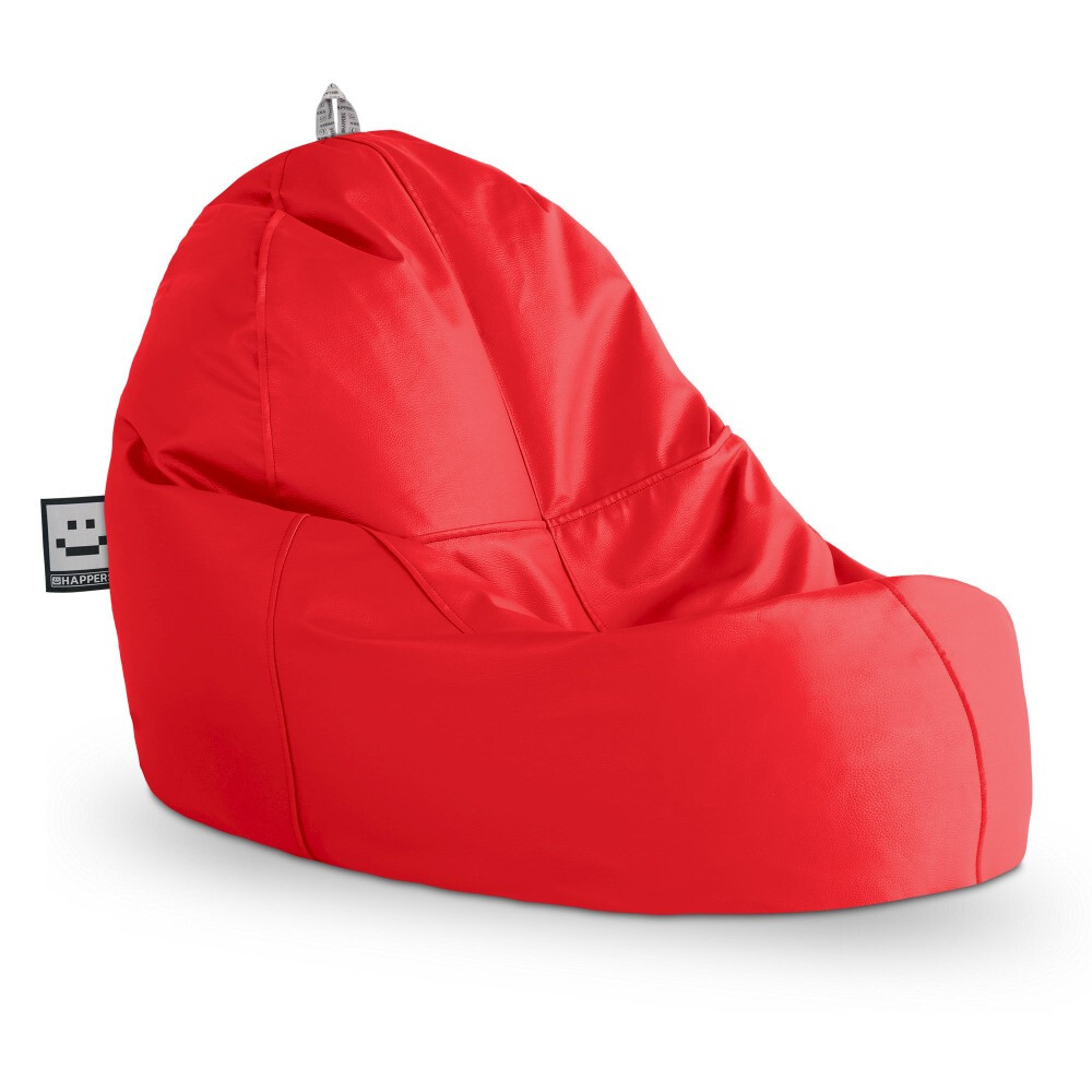 Puff Lounge Polipiel Rojo (2)