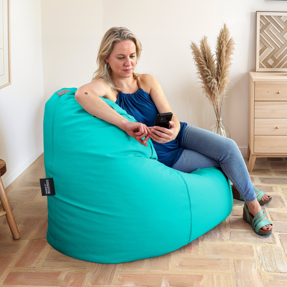 Puff Lounge Polipiel Turquesa (1)