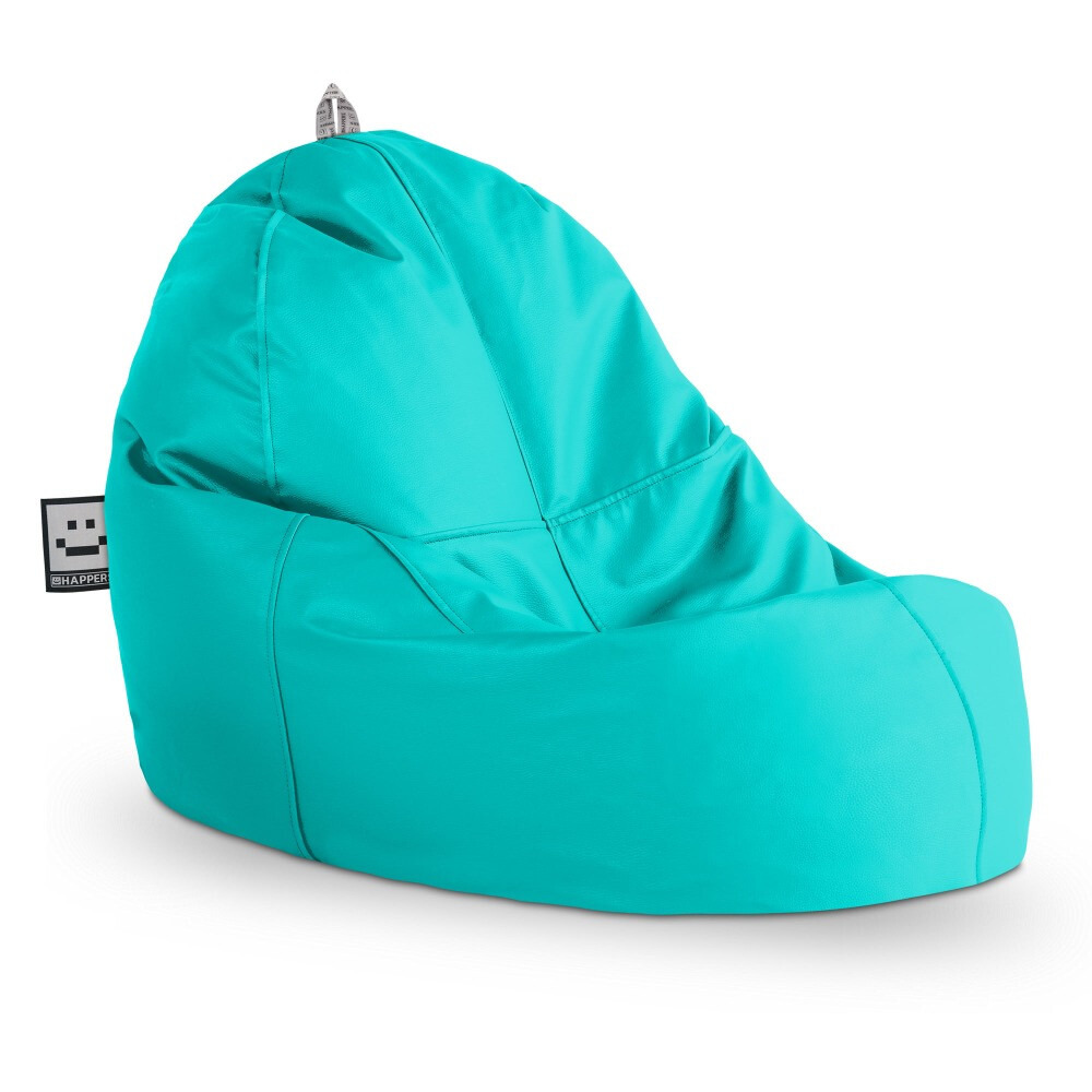 Puff Lounge Polipiel Turquesa (2)