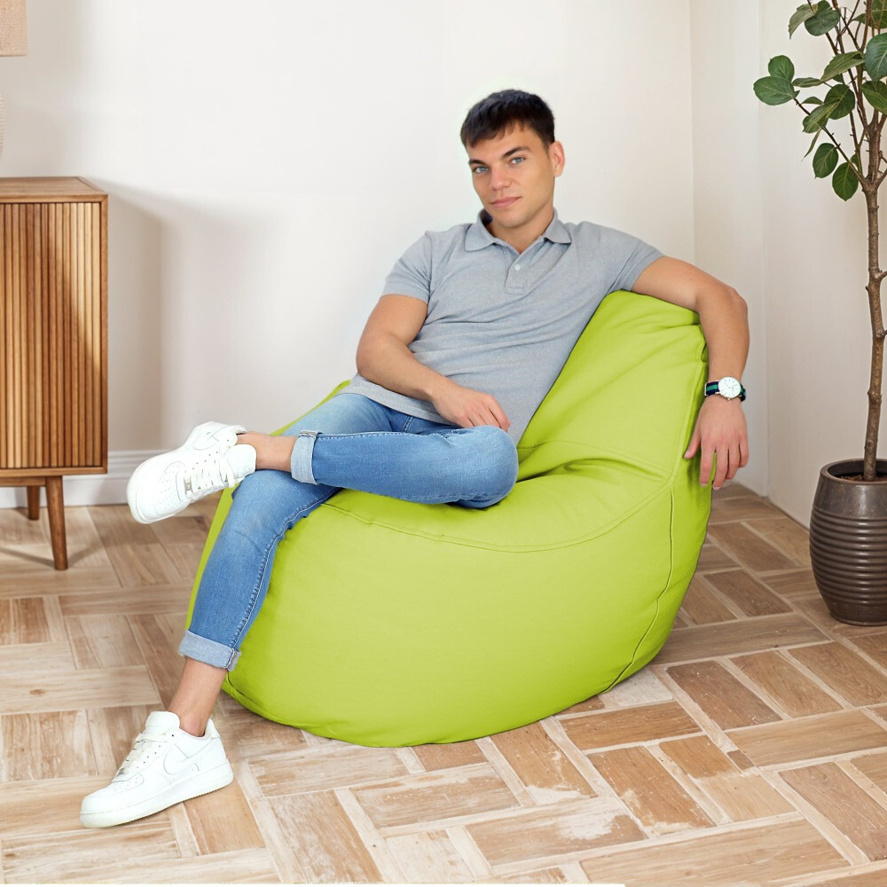 Puff Lounge Polipiel Verde (3)
