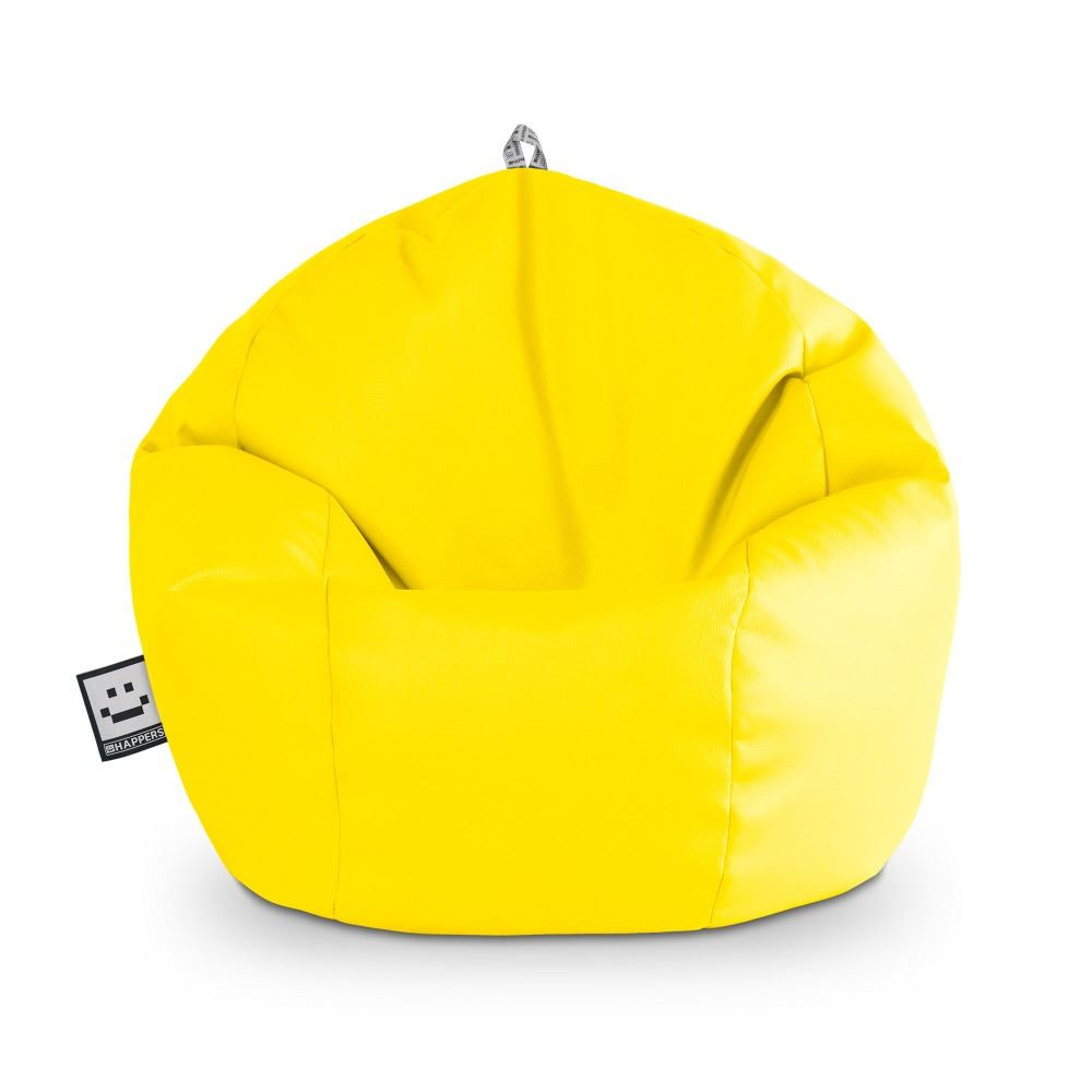 Pouf per Bambini in Similpelle Giallo ()