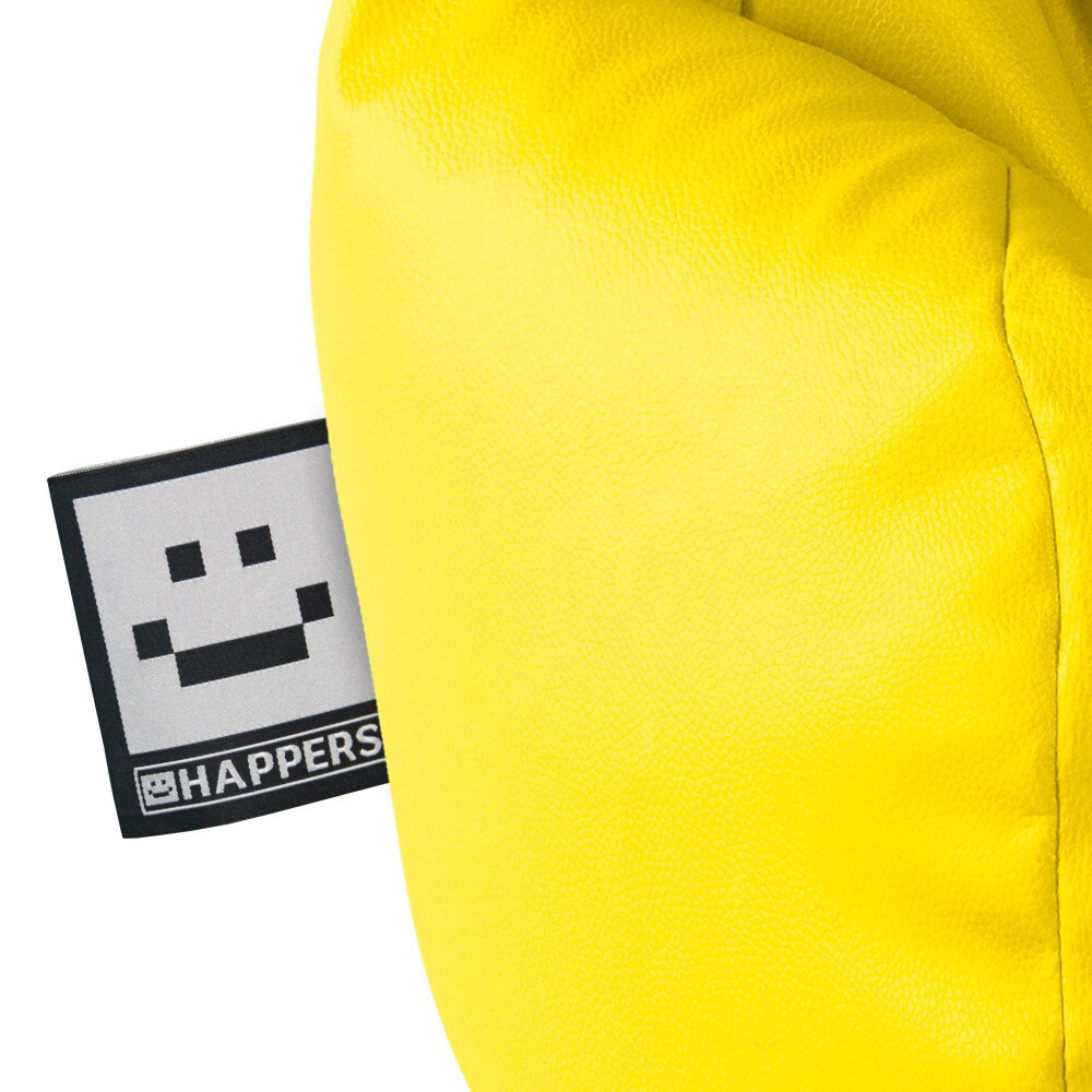 Pouf per Bambini in Similpelle Giallo (6)