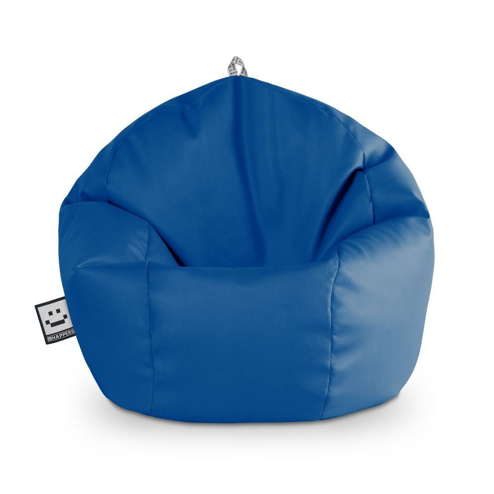 Pouf per Bambini in Similpelle Blu ()