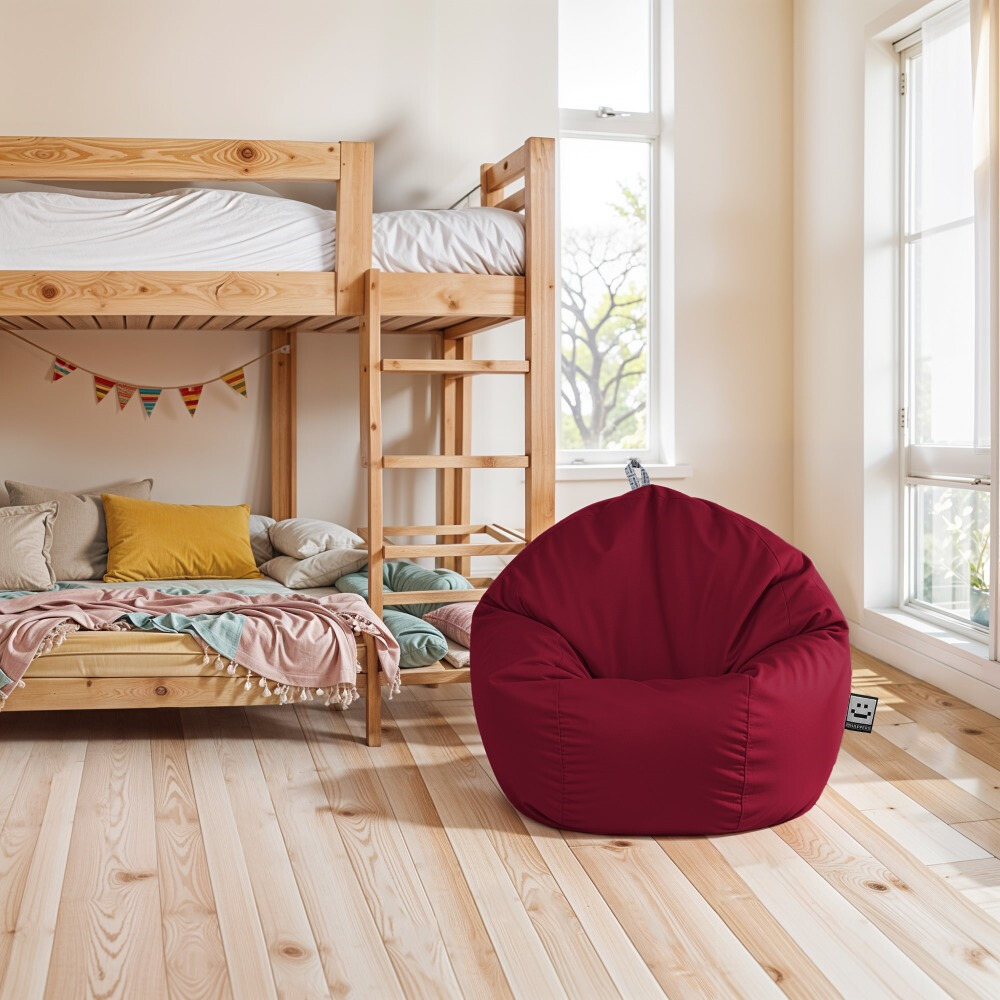 Pouf per Bambini in Similpelle Granato (4)