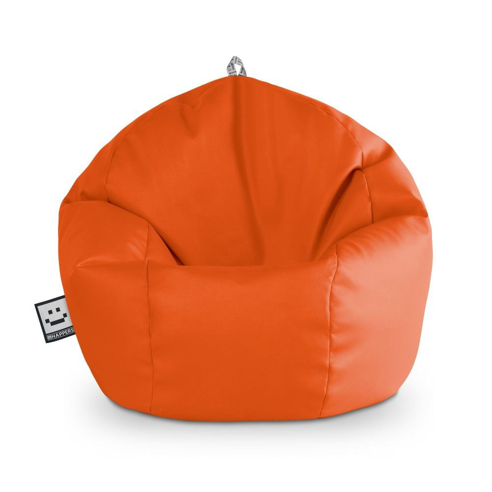 Pouf per Bambini in Similpelle Arancione ()