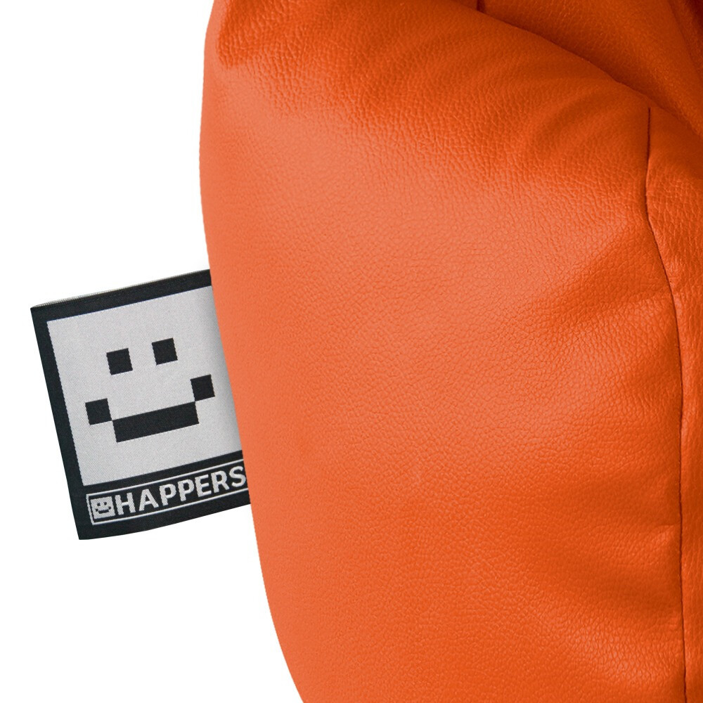 Pouf per Bambini in Similpelle Arancione (6)