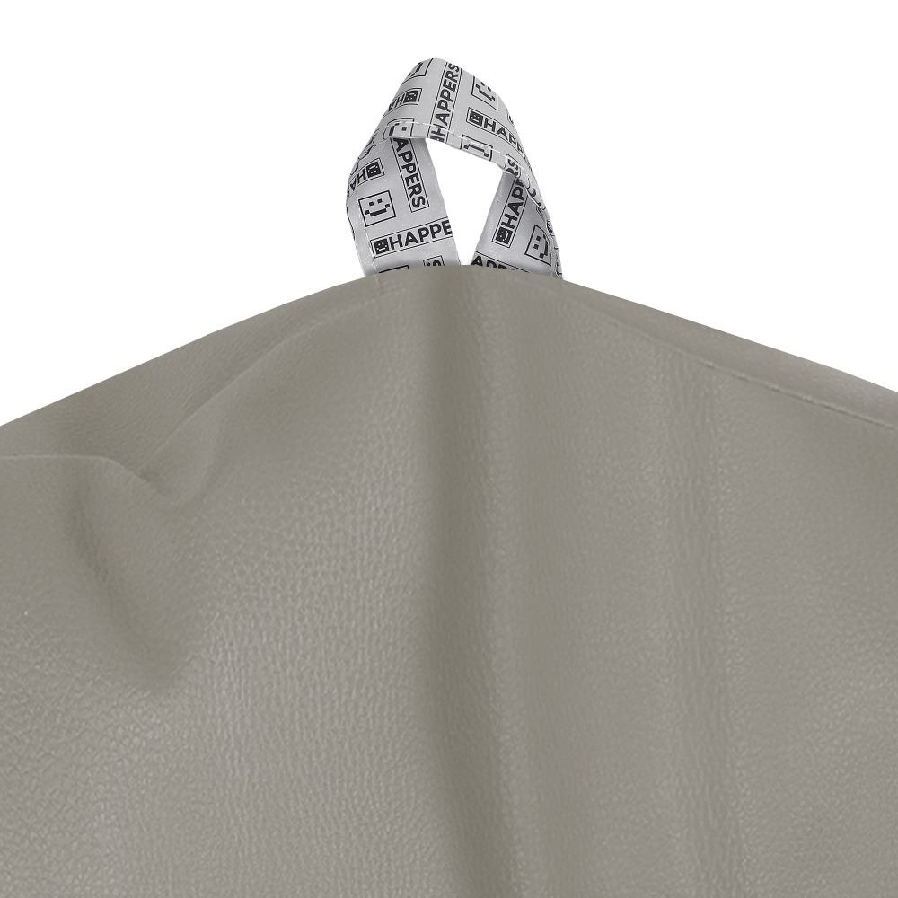 Puff Pelota Polipiel para Exterior o Interior Gris Claro (3)