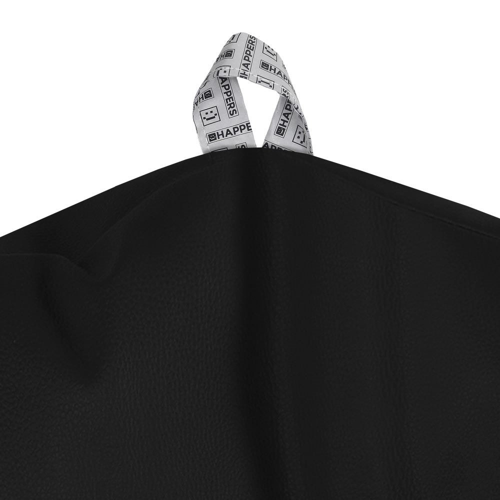 Puff Pelota Polipiel para Exterior o Interior Negro (3)