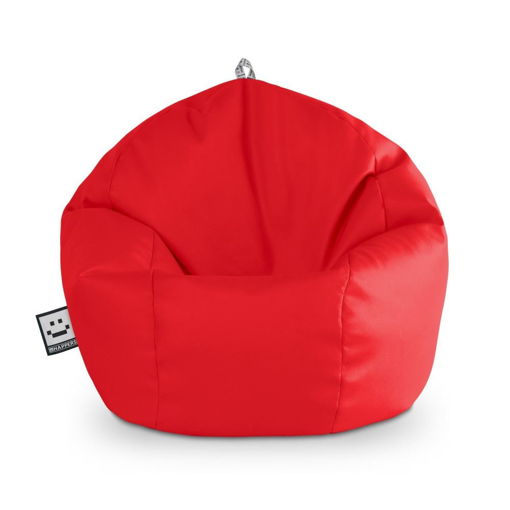 Pouf per Bambini in Similpelle Rosso ()