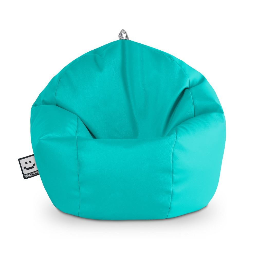 Pouf per Bambini in Similpelle Turchese ()
