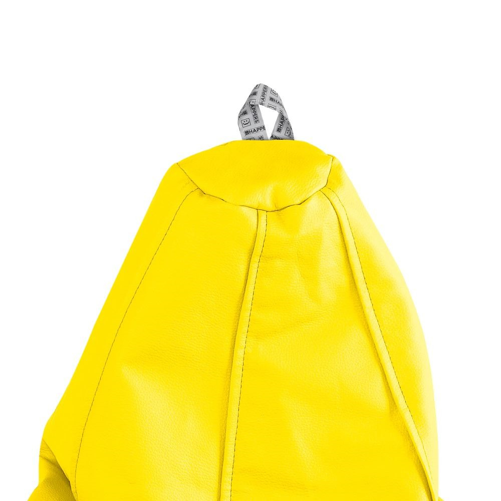 Pouf Poltrona Sacco in Similpelle Giallo (3)